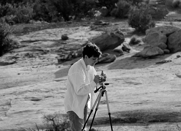 Mary Ecsedy in Arches.